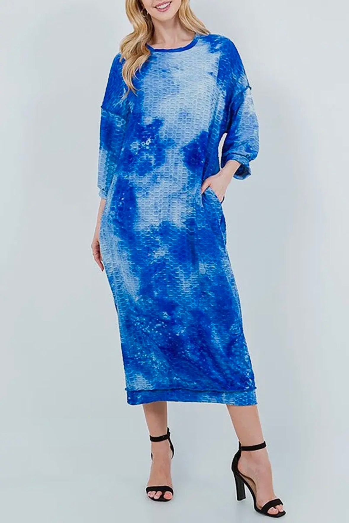 Cloud Tie-Dye Lounge Maxi Dress