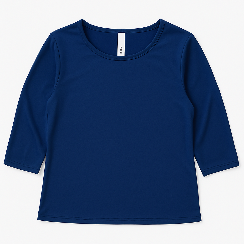 Girls 3/4 sleeve layering top