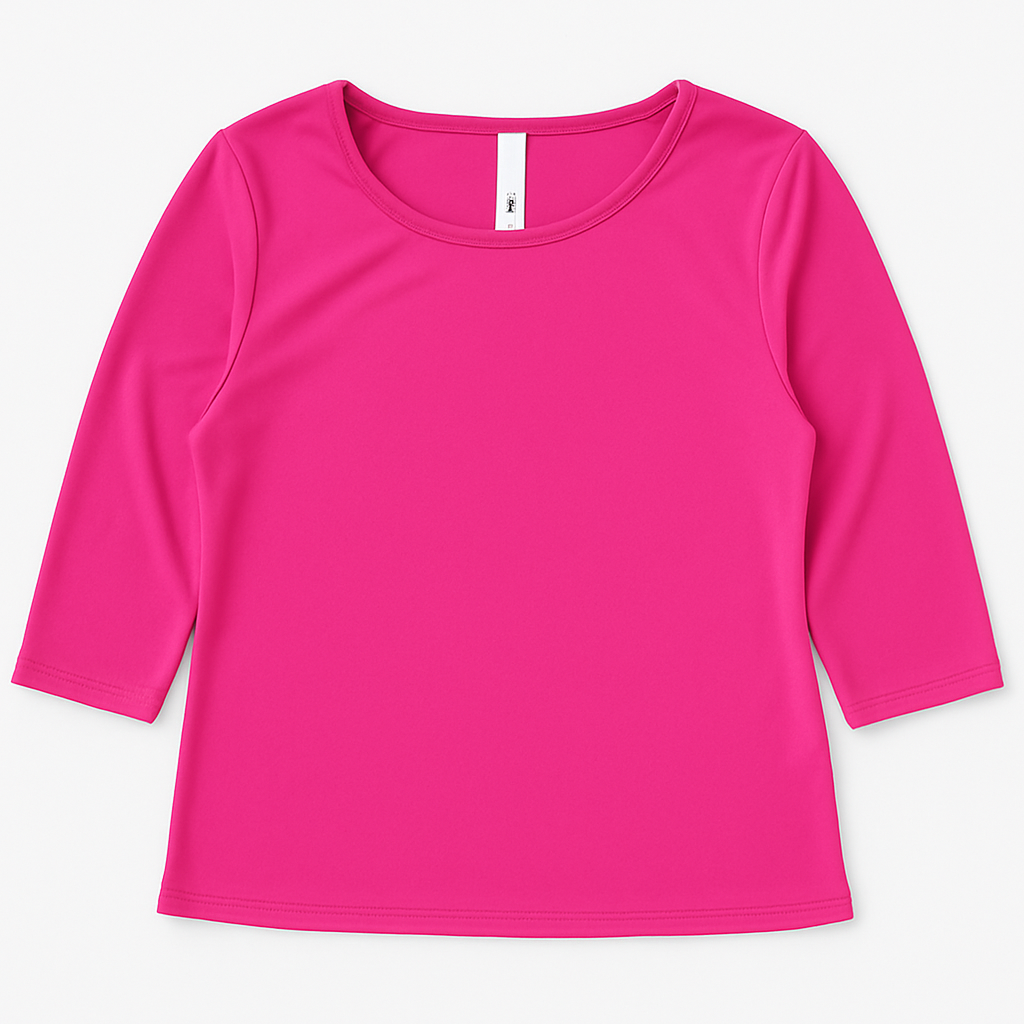 Girls 3/4 sleeve layering top