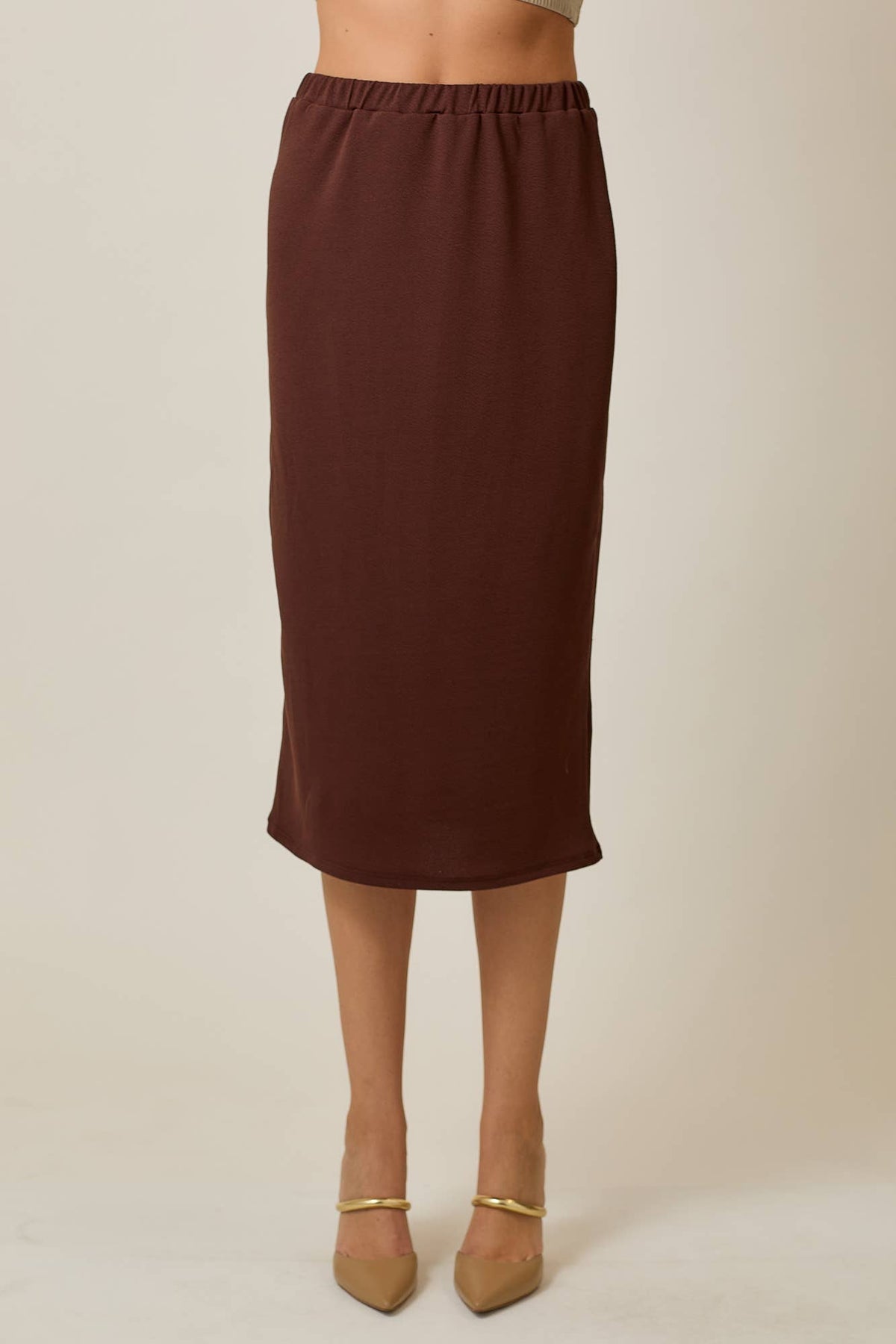 KNEE LENGTH PENCIL SKIRT -MODEST 31-INCH  -CS33770