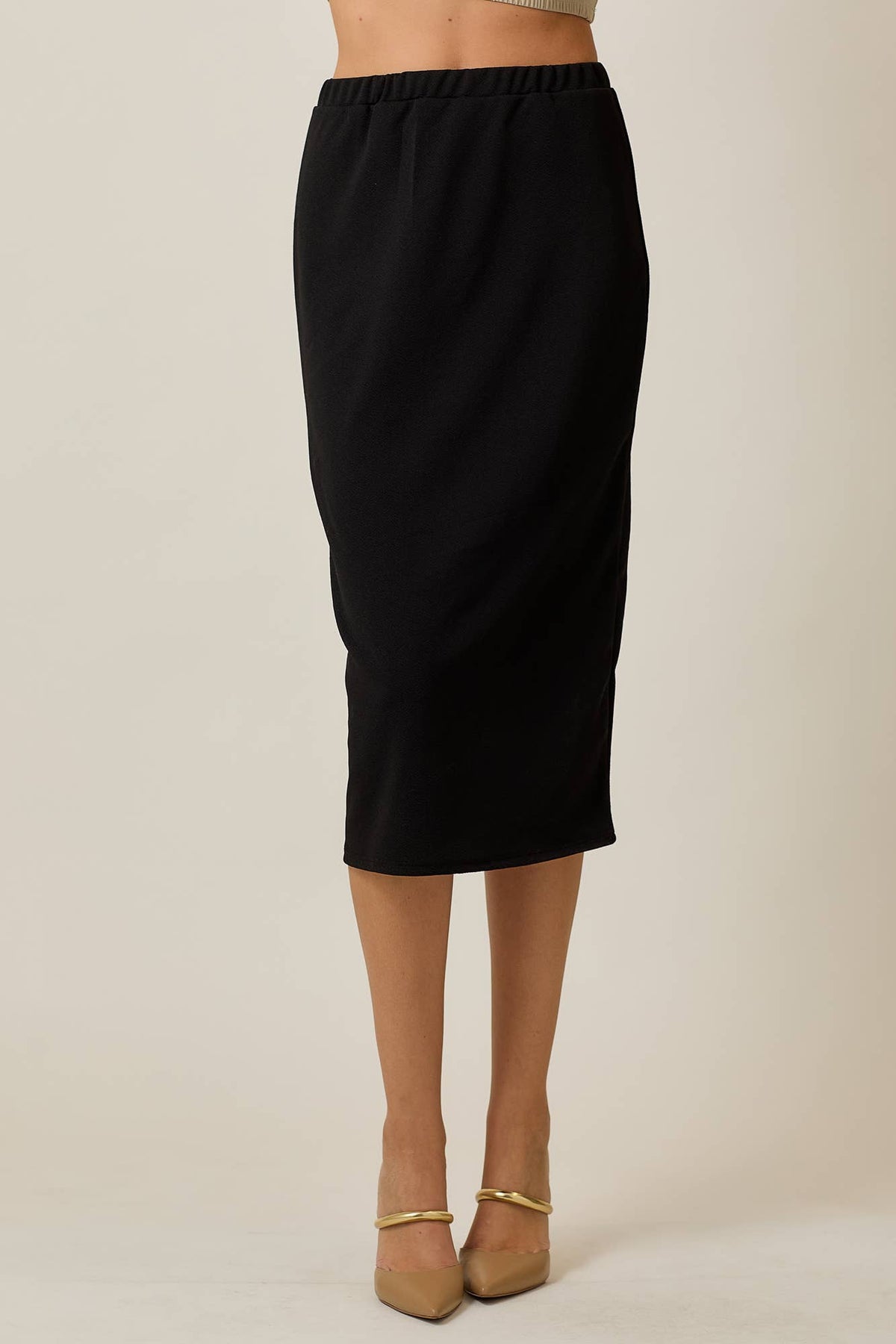 KNEE LENGTH PENCIL SKIRT -MODEST 31-INCH  -CS33770