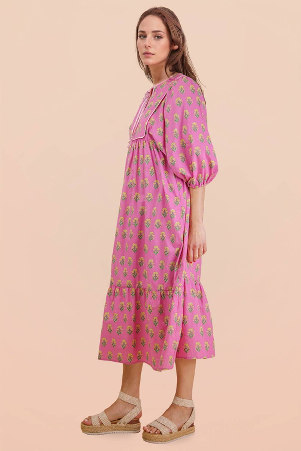 Pink Boho dress