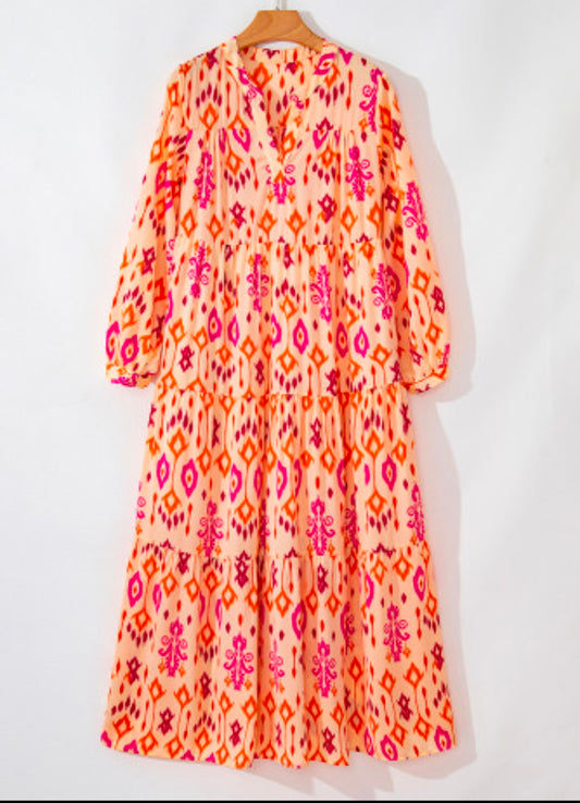 Western Abstract Dress