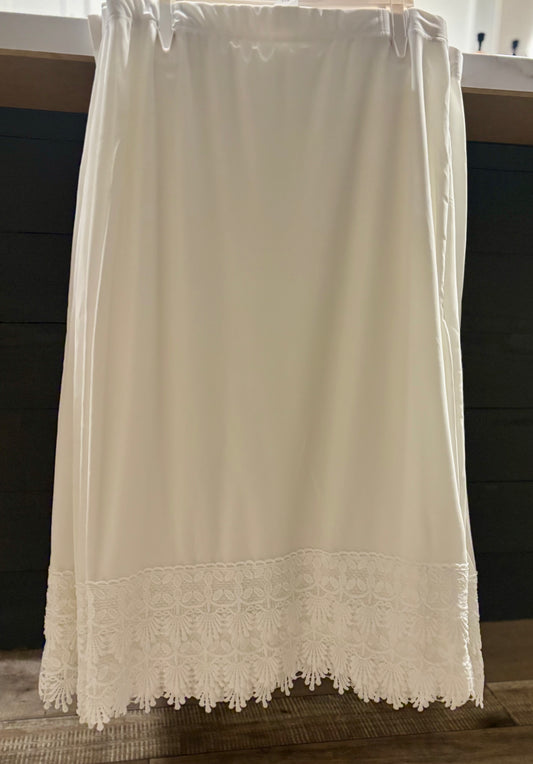 Ivory Lace Layering Slip