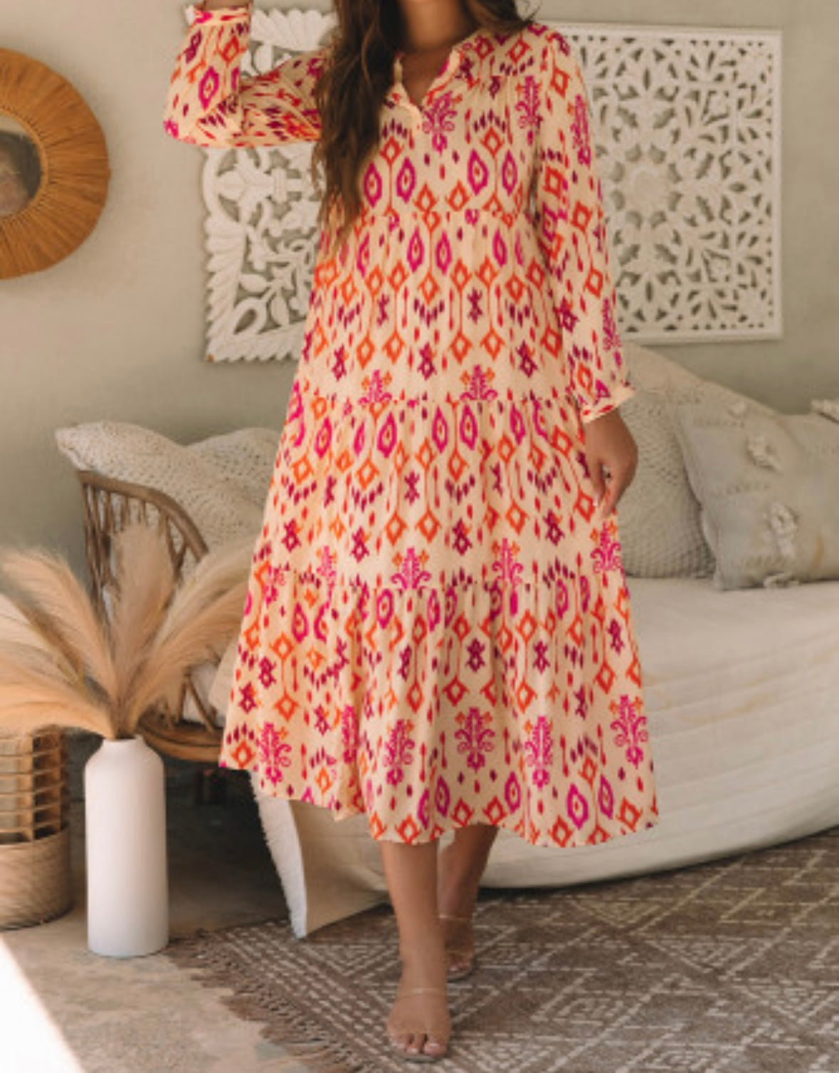 Western Abstract Dress