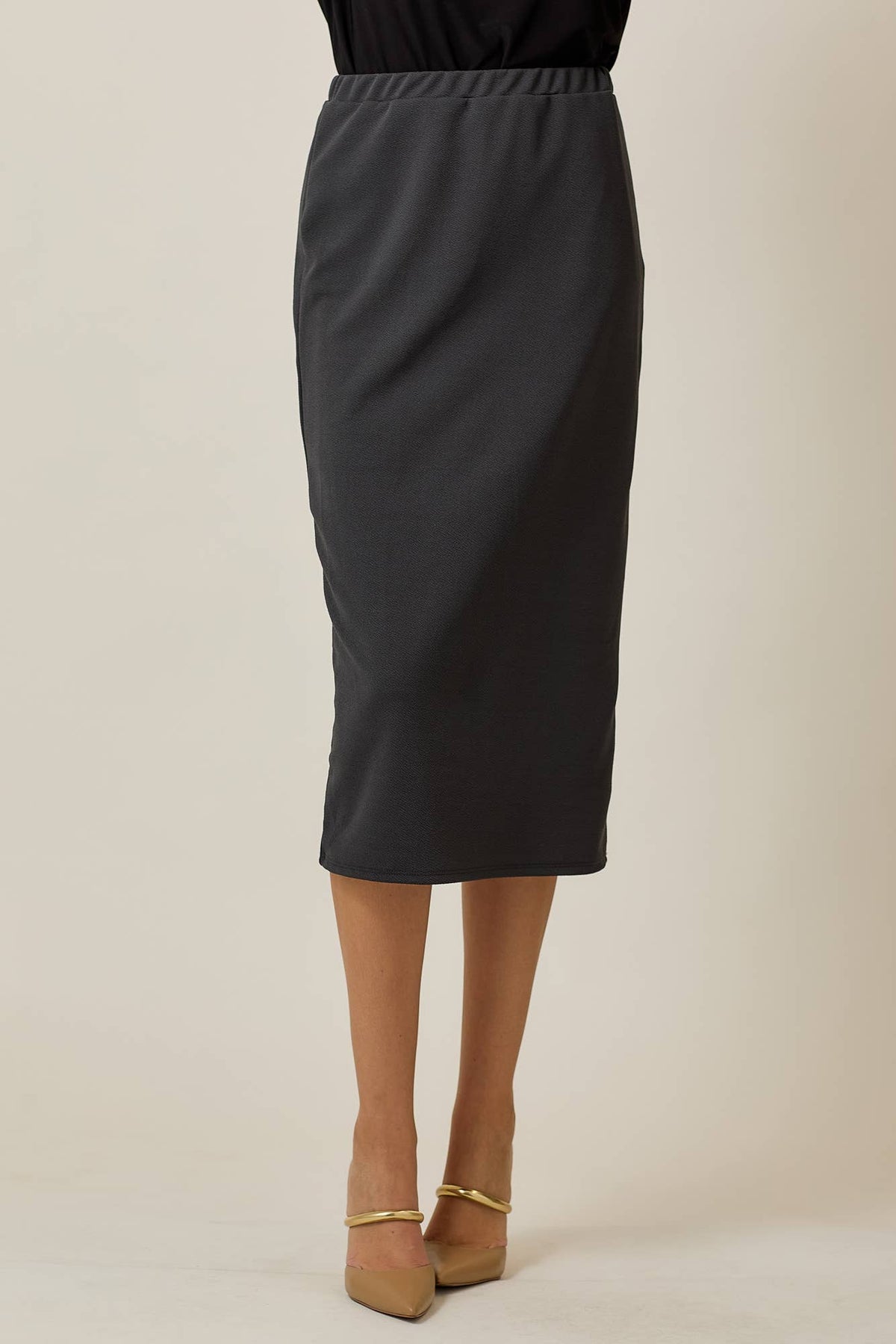 KNEE LENGTH PENCIL SKIRT -MODEST 31-INCH  -CS33770