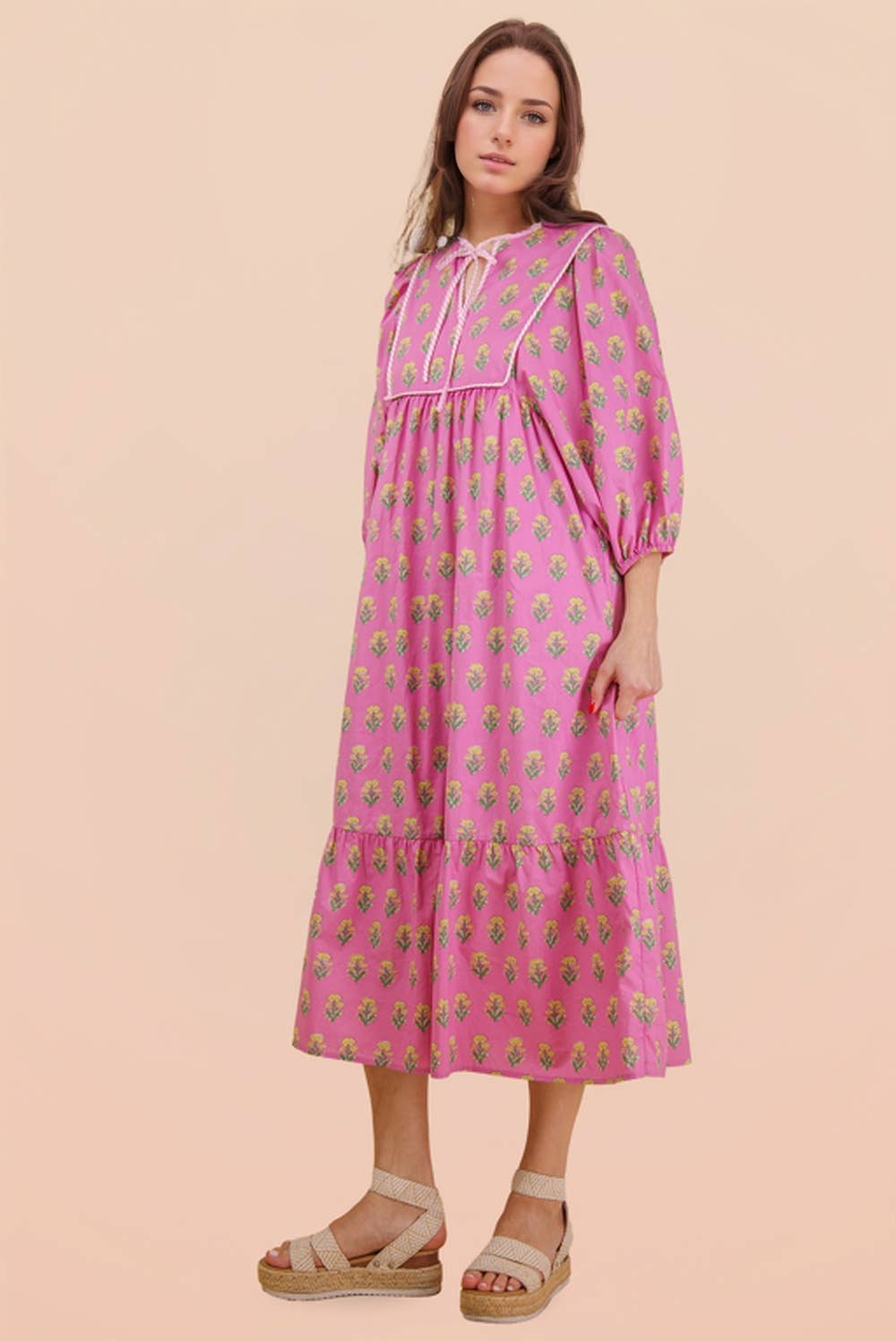 Pink Boho dress